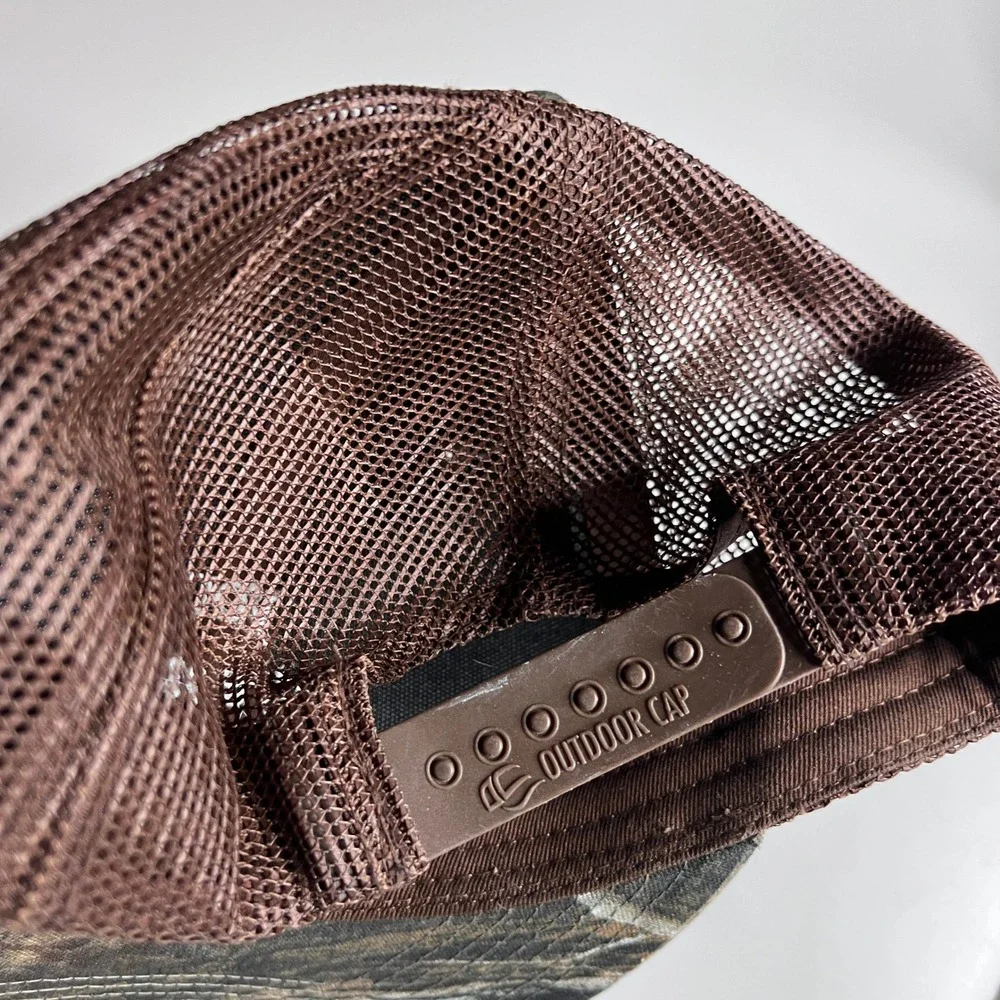Outdoor Cap Camo Trucker Hat You Are Not A Burden Snapback Mesh Brown Camouflage